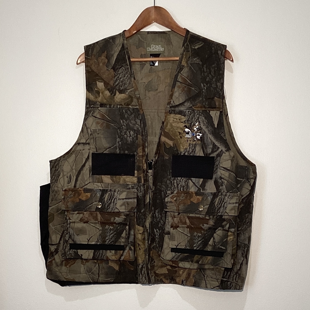 Cabela's Quail Unlimited Camouflage Military Field Vest